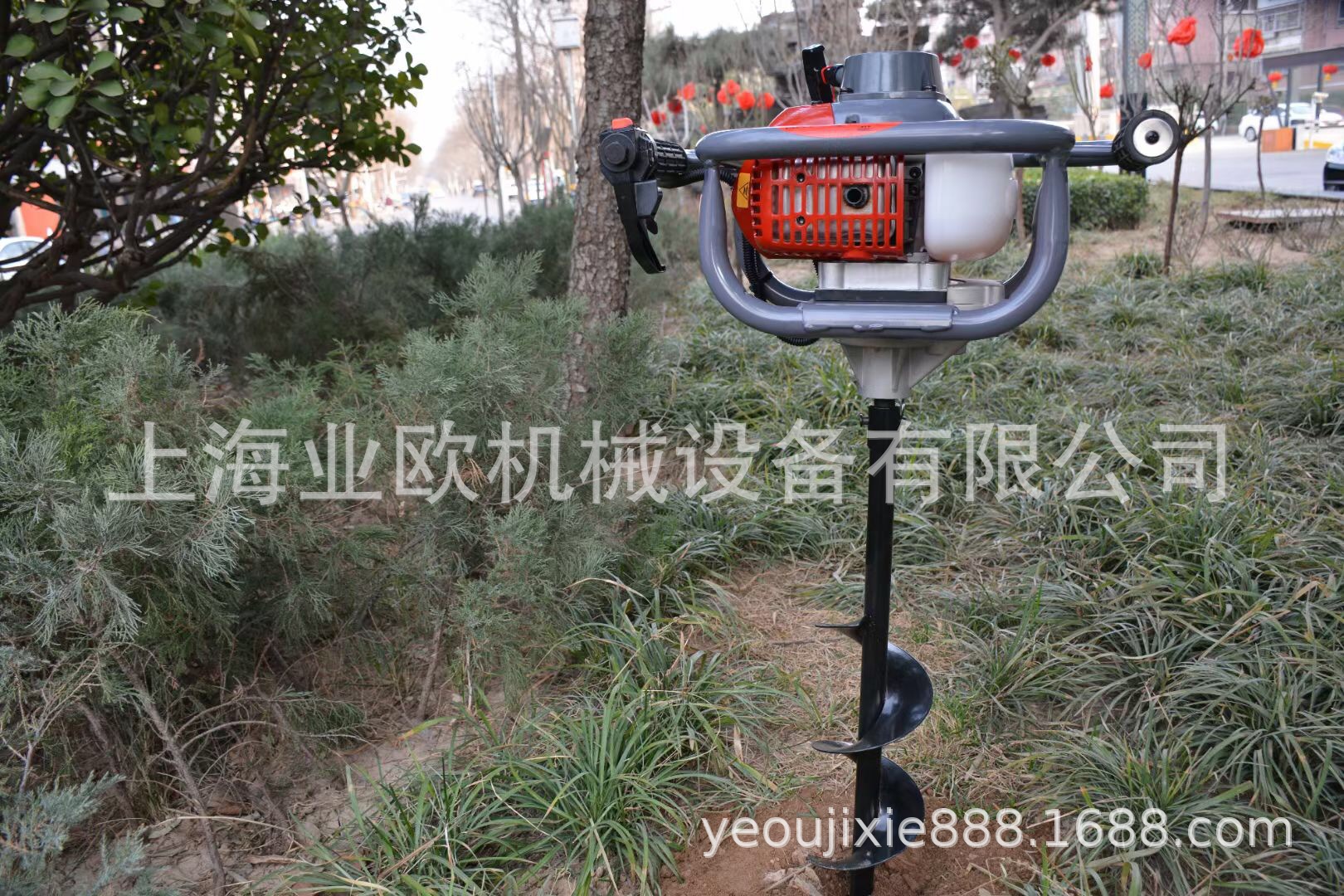 松本铃一DT452W手持式种植挖坑机 打孔机 钻孔机 地钻