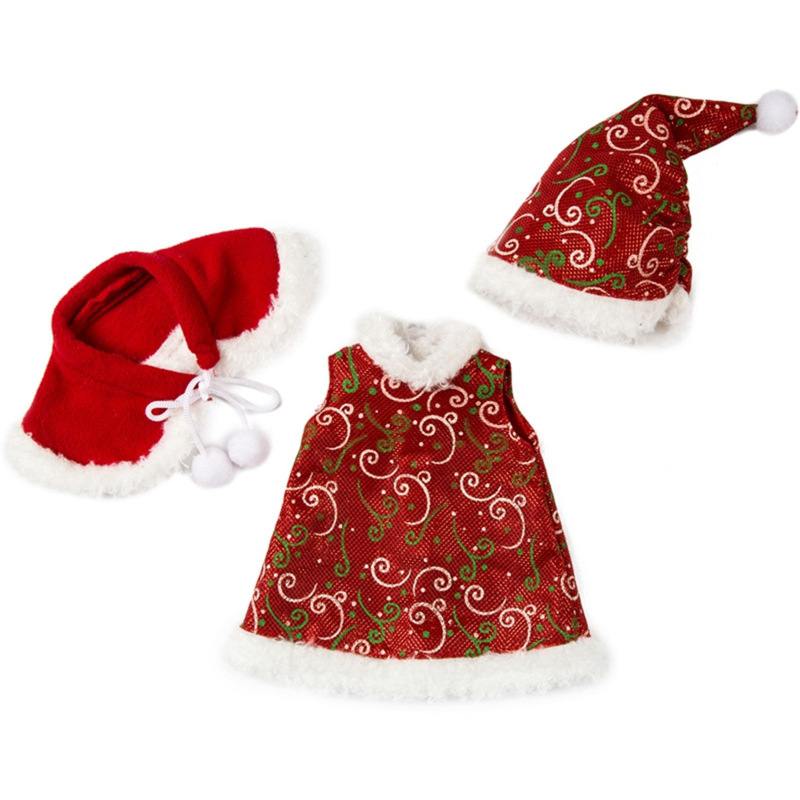 Ropa de muñeca de Navidad, muñeca americana de 45cm, muñeca vestida, venta al por mayor
