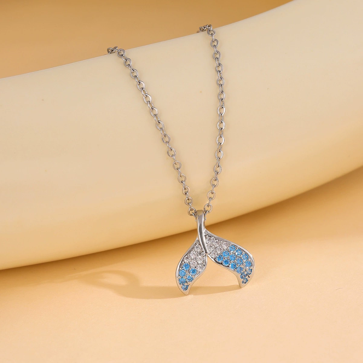  Necklace, chain for key bag , accessory, \"fish tail\" cut, light luxury style, high-quality style, Birthday gift
