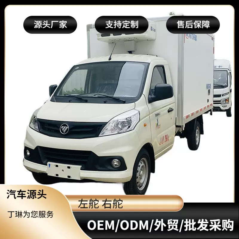 新款福田祥菱V1冷藏车小型冷藏保温车冻货食品果蔬保鲜运输可分期