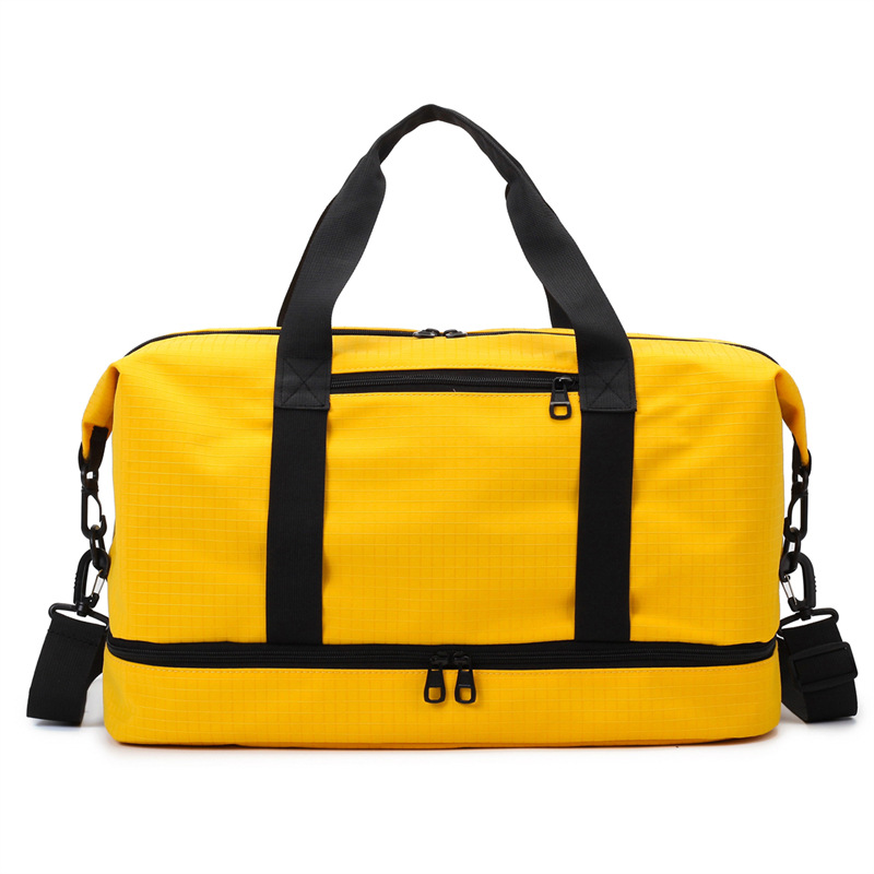 Bolsa de viaje separada en seco y húmedo, bolsa de equipaje de gran capacidad para viajes de negocios de corta distancia, bolsa de fitness de natación deportiva, bolsa de almacenamiento