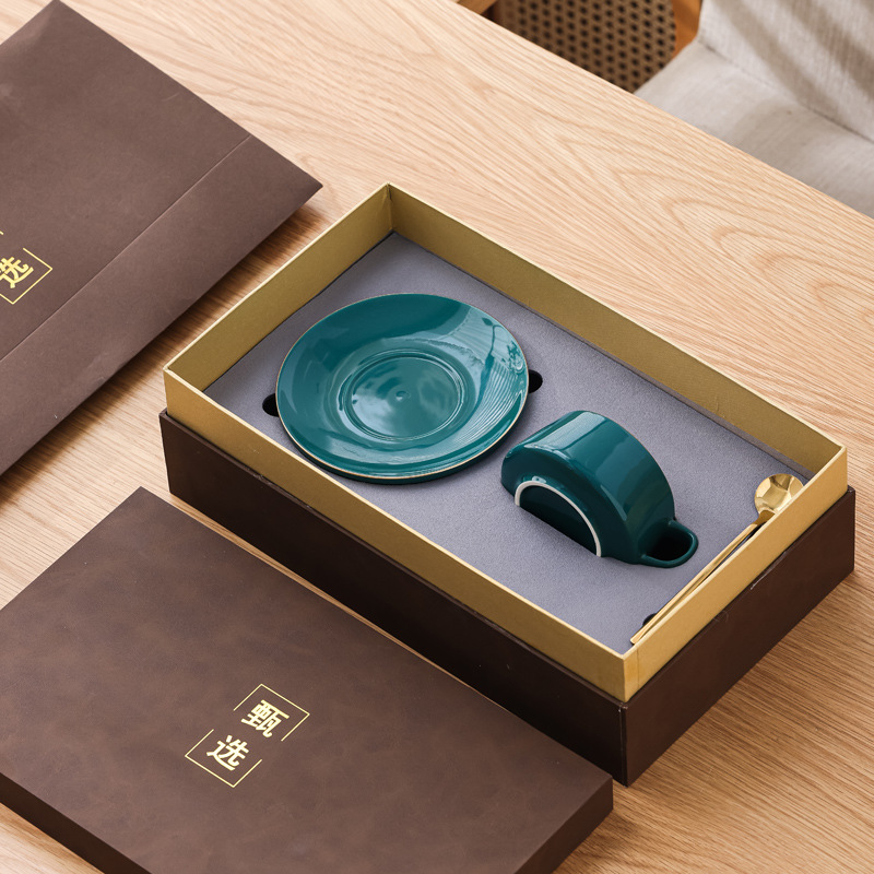 Conjunto de tazas de café azul original Klein tazas de cerámica estampadas tazas de agua tazas de agua tazas de cerámica tazas de cerámica