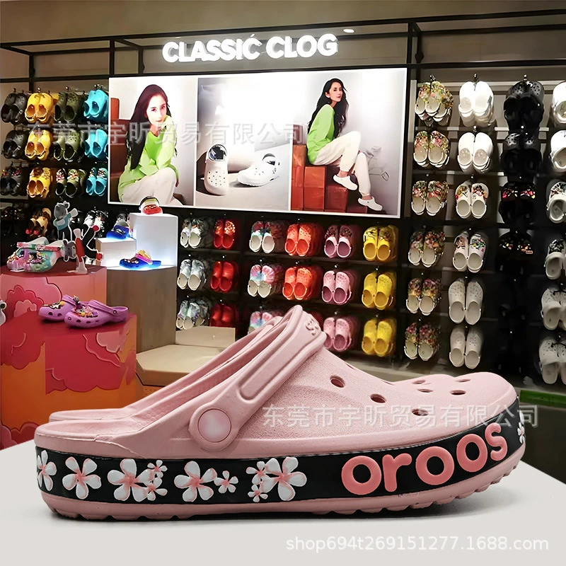 Cross новый стиль Beya вишневый цвет пещерные туфли женская летняя обувь на открытом воздухе мужская голова холодные тапочки оптом