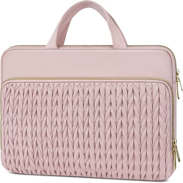 Amazon's new women's laptop bag, zippered shoulder bag, notebook bag, handbag, tablet crossbody bag