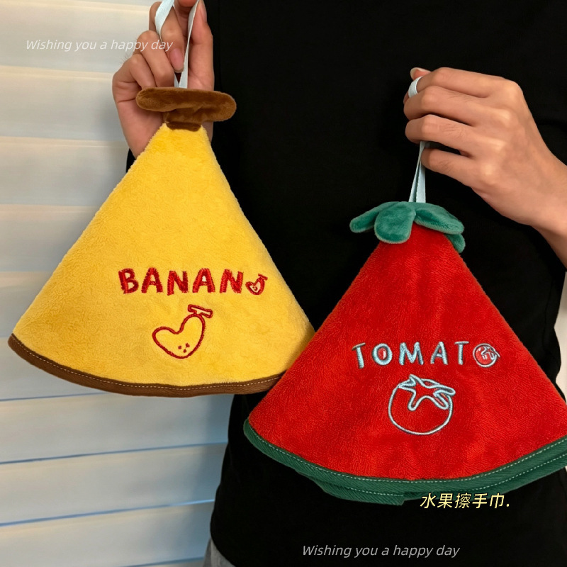 Cute Hanging Hand Towel, Absorbent and Quick-Drying, Kitchen Hand Towel, Bathroom Thickened High-End Hand Wipe Cloth, Handkerchief Cute Hanging Hand Towel, Absorbent and Quick-Drying, Kitchen Hand Towel, Bathroom Thickened High-End Hand Wipe Cloth, Handkerchief