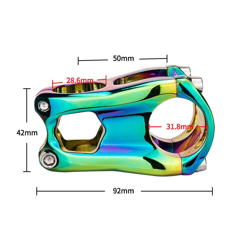 ZTTO refinado transfronterizo lanza la bicicleta de montaña corta CNC elevador de aleación de aluminio 31,8*50mm