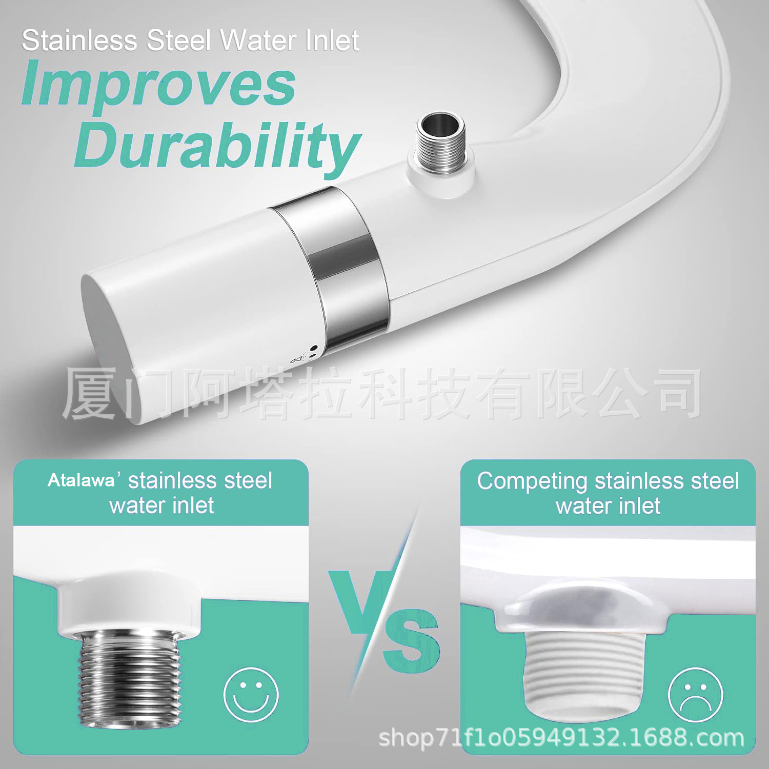 Venta en caliente transfronteriza sin lavar el trasero eléctrico limpiador de cuerpo, instalación simple y uso conveniente limpiador de cuerpo de mujer enjuague