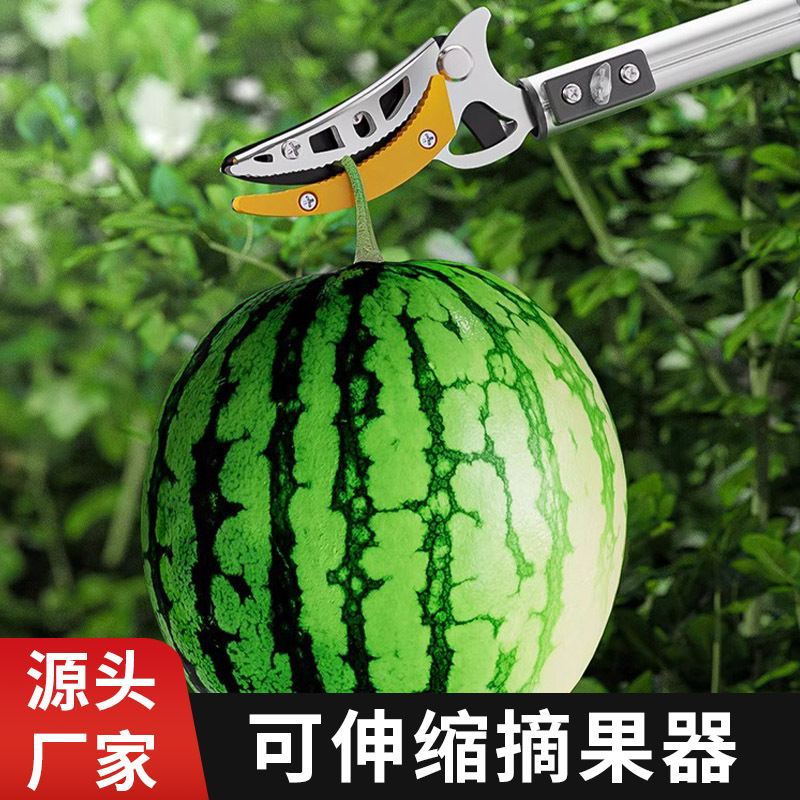 多功能伸缩摘果剪高枝剪高空摘果神器西瓜摘荔枝花椒高枝采摘剪