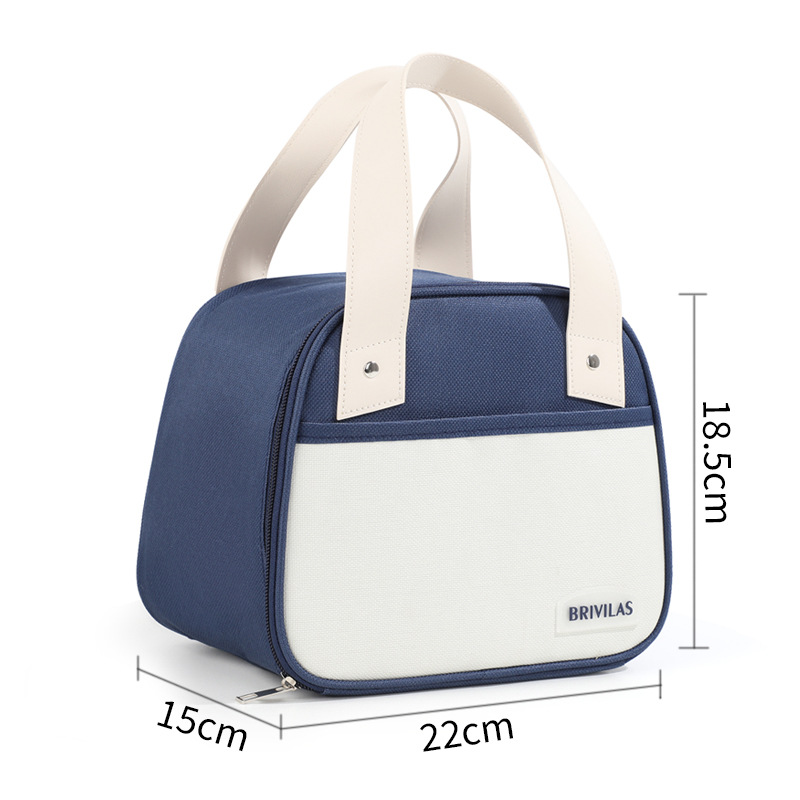 Nuevo bolso de lonchera a juego de color de dopamina, bolso de arroz con cinturón, bolso de aislamiento trapezoidal, bolso bento, bolso de viaje para el trabajo, almuerzo