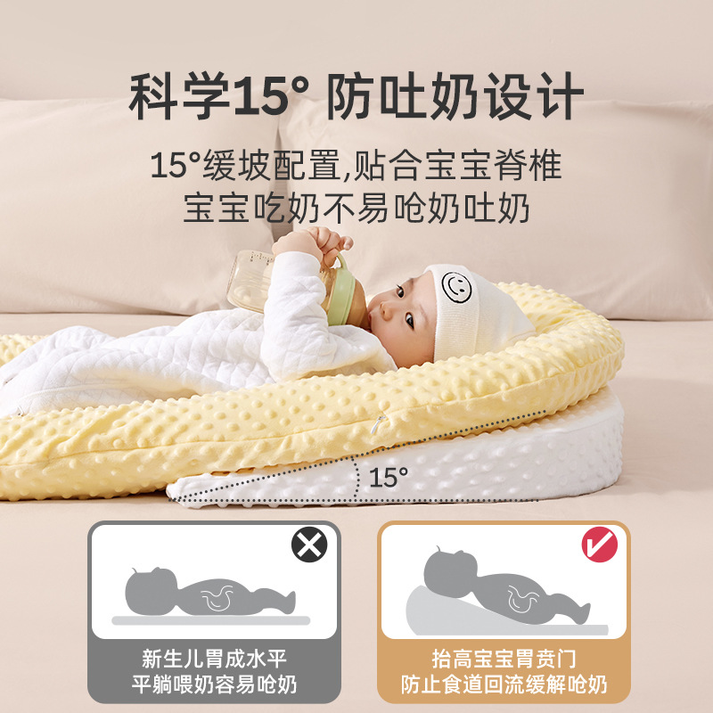 [Single Incline Mat] 15° Incline Design to Prevent Spitting Up