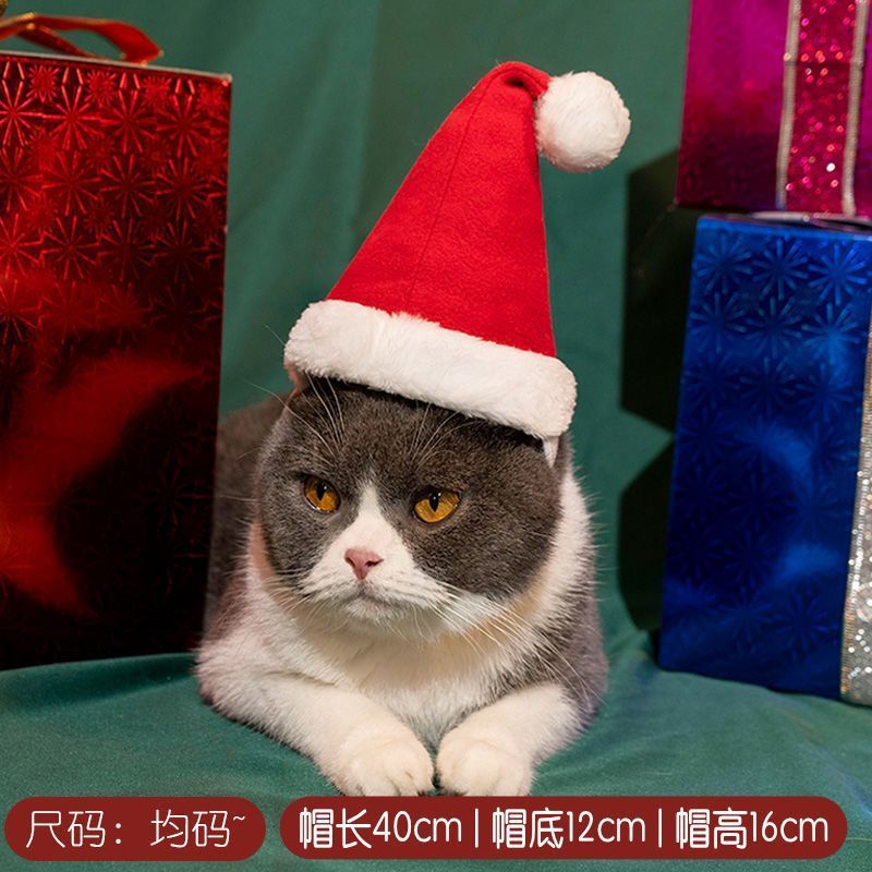 猫犬クリスマスかわいい服幼猫小型犬テディ比熊英短ぬいぐるみクリスマスマント|undefined