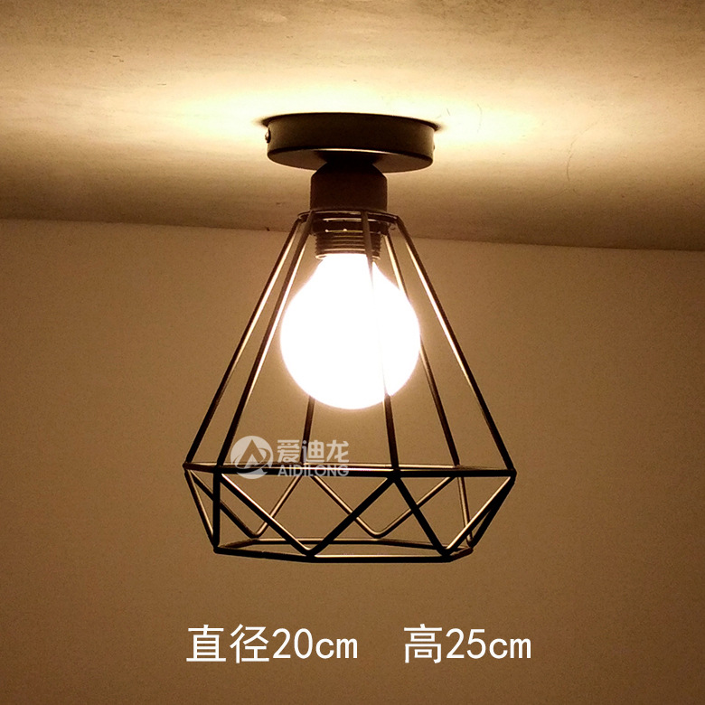 Creative retro ceiling light for living room for gazebo for corridor