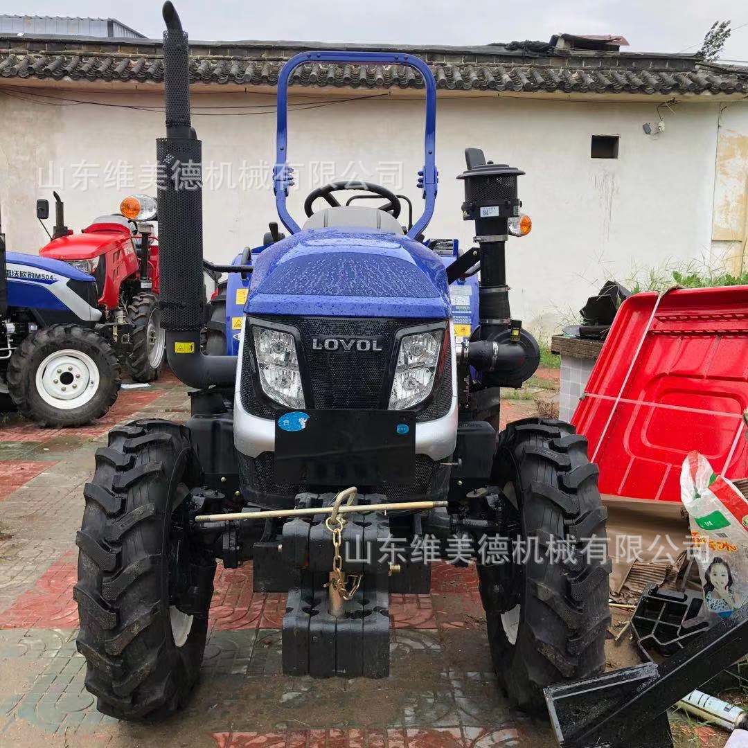 雷沃欧豹704拖拉机 山地丘陵多地形适用四驱四轮拖拉机