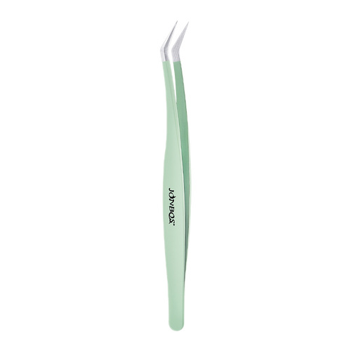 JONBOS false eyelash tweezers grafted eyelash tweezers beginner's tool golden feather clip for eyelash artists
