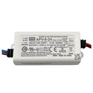 明纬LED电源 APV-8-24 8W LED开关电源