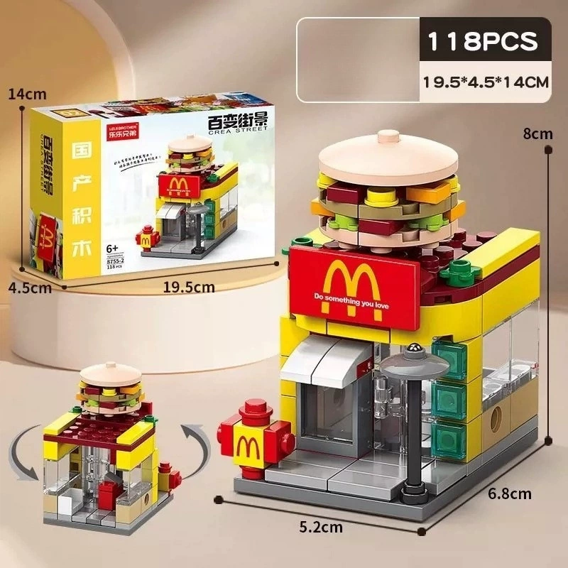 Lego, конструктор, городские здания, игрушка для мальчиков и девочек, новая коллекция, мелкие детали