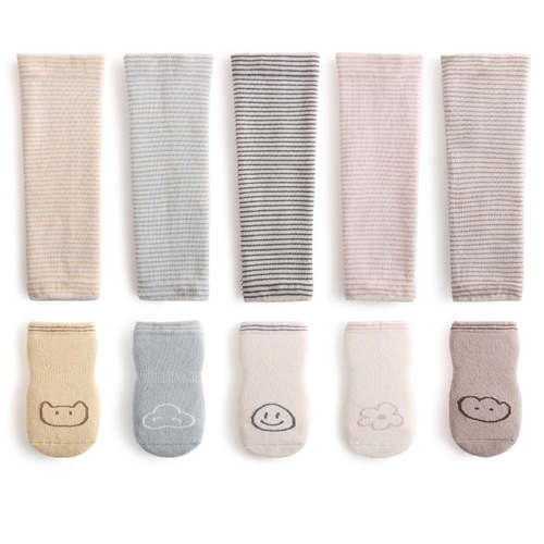 22 autumn and winter new baby stockings over the knee, thickened and warm, newborn crawling knee pads, long leggings