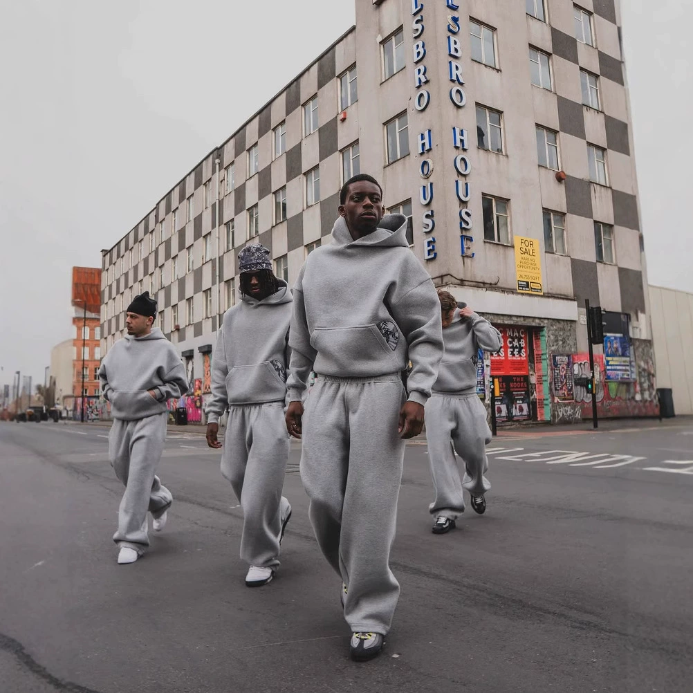 Европейская и американская оптовая продажа, персонализированная толстовка с принтом и спортивные штаны, пуловер с длинными рукавами, толстовка с капюшоном, ретро куртка, уличный тренд