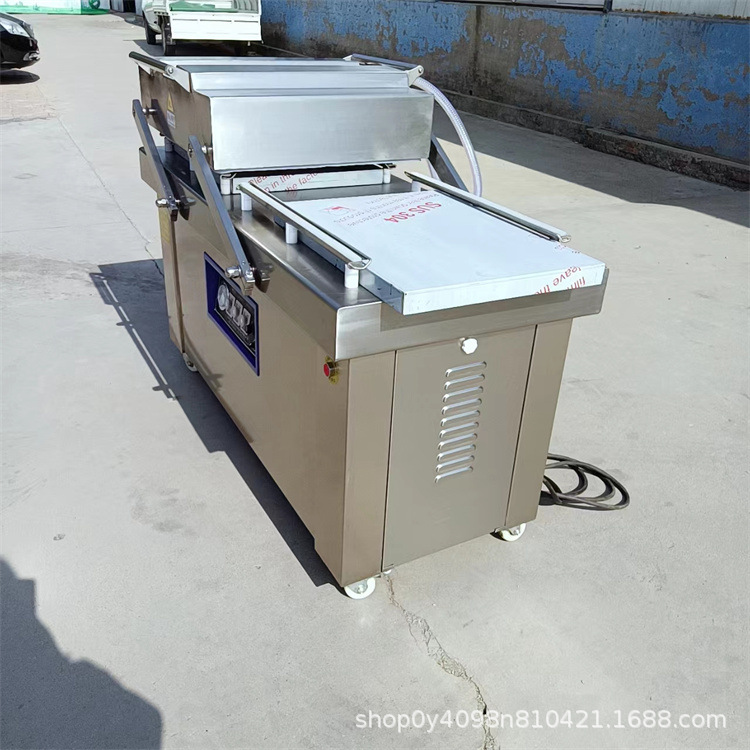 烤肠真空包装机双室连续真空封口机榨菜包装设备型号齐全支持定做