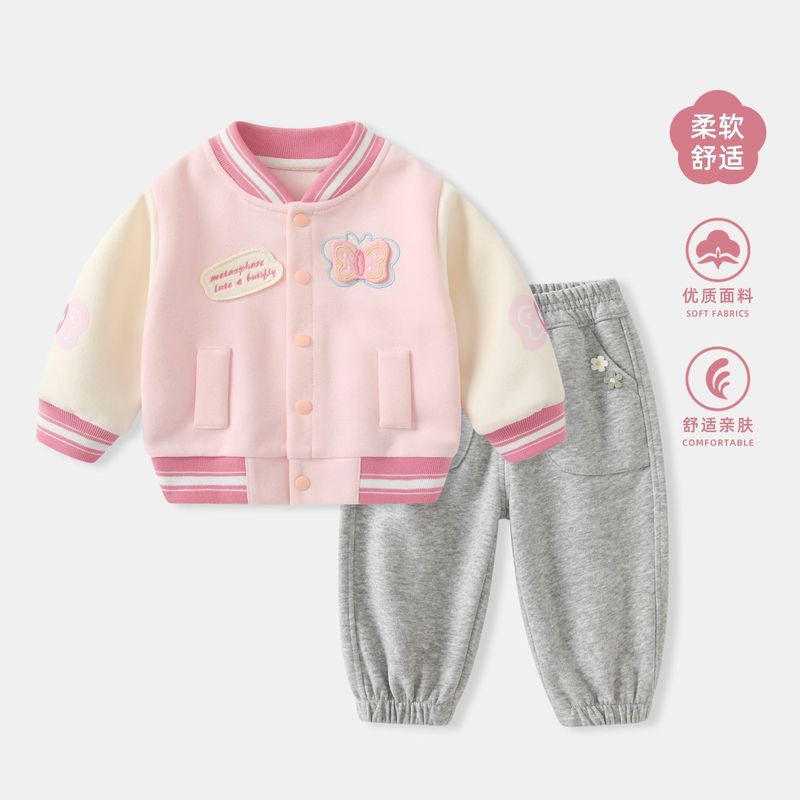 婴儿外套2025秋装新款女宝宝衣服棒球服休闲卫衣女童秋季上衣秋款|undefined