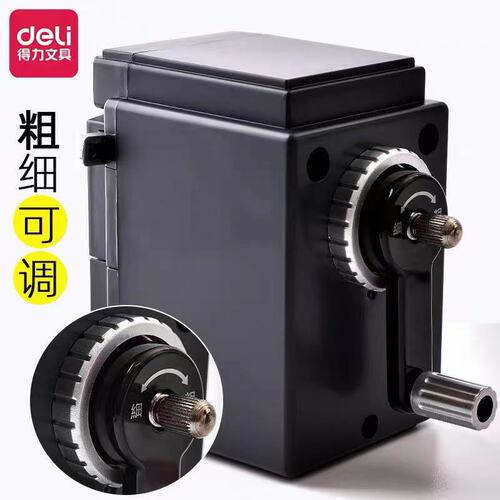 Deli Pencil Sharpener 0668 Retro Camera Pencil Sharpener Creative Hand Pencil Sharpener Student Gift Pencil Sharpener