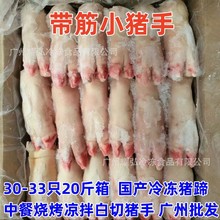 兴友顺带筋完整小猪手30-40只20斤/箱国冻猪蹄猪脚烧烤酱卤猪蹄筋