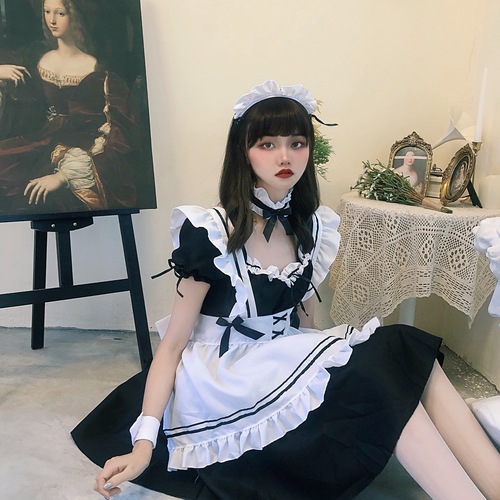 Miracle Nuannuan travels around the world lolita cute maid uniform lolita suit dress anime costume