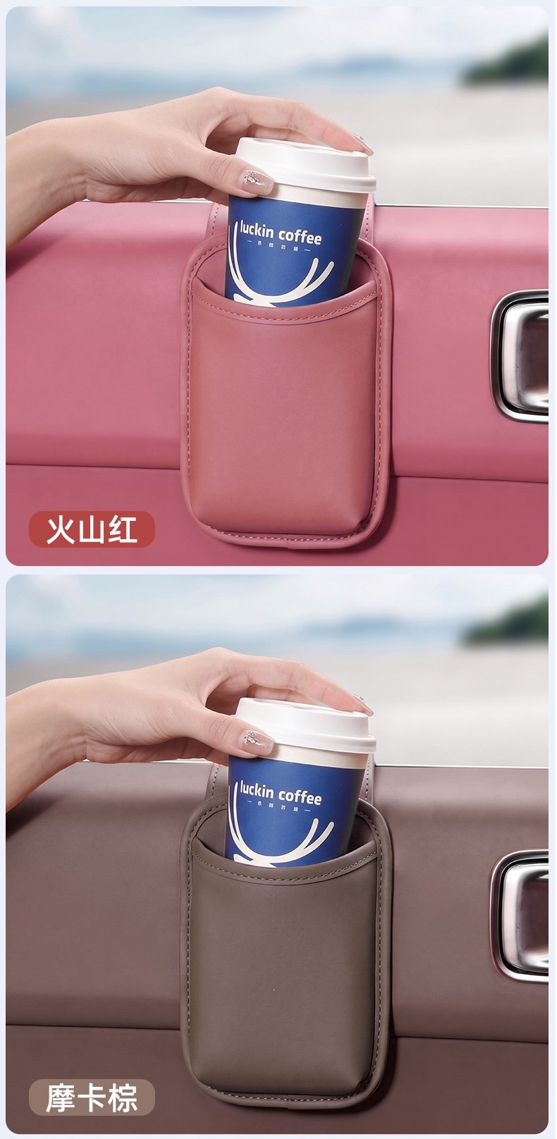 Car door storage box, in-car storage bag, cup holder, phone holder, side storage box, multifunctional drink holder