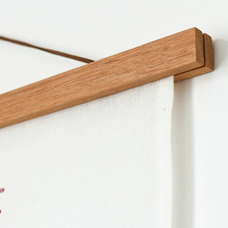 Заводская цена оптовая креативная DIY деревянная магнитная подвеска постер древесина поглощение магнитная подвеска ось декоративная живопись магнитная подвеска ось