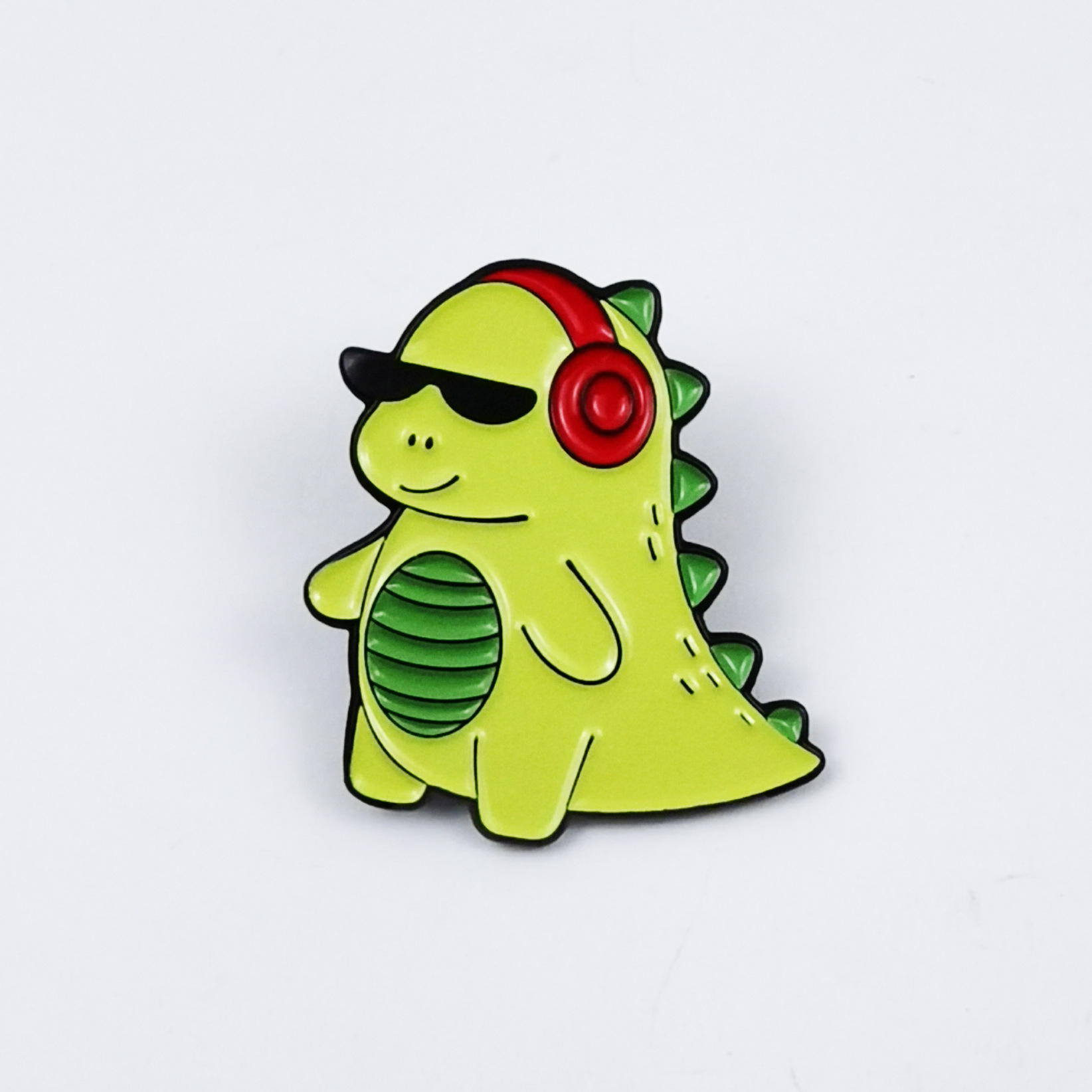 Lindo y lindo broche de dinosaurio pequeño, personalidad, estilo de dibujos animados, accesorios de mochila, accesorios de insignia de aleación de aceite de goteo de alfiler image 7