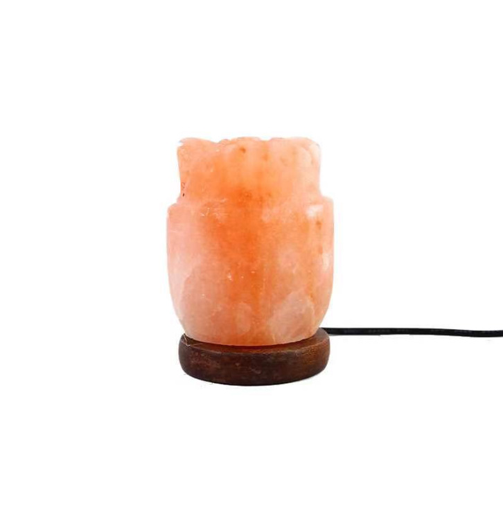 Lámpara de sal lámpara de sal del Himalaya lámpara de sal pirámide USB lámpara de sal lámpara de noche lámpara de dormitorio lámpara de noche