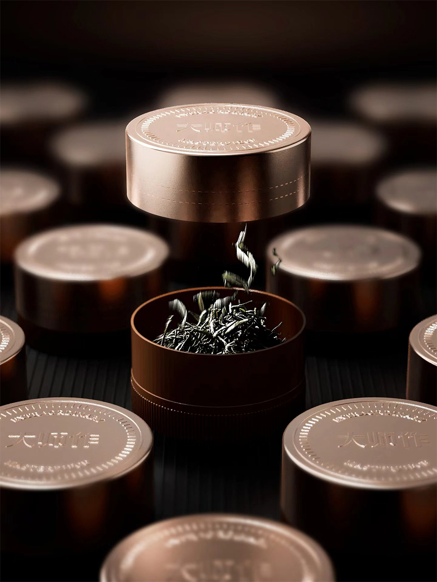 Caja de regalo vacía de té negro, caja de embalaje de té verde, caja de regalo vacía de té roca, caja de té vacía