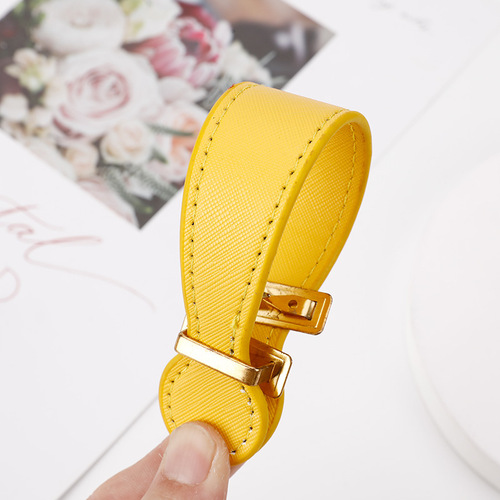 PU strap handbag with handle leather handle box bag pouch leather handle handbag with handle gift box with handle