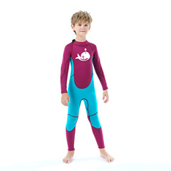 New 2.5mm Children's Diving Suit for Boys, Warm Insulation, Cold Protection, Sun Protection, Swimming Jellyfish Suit, Surfing and Snorkeling Winter Swim Suit