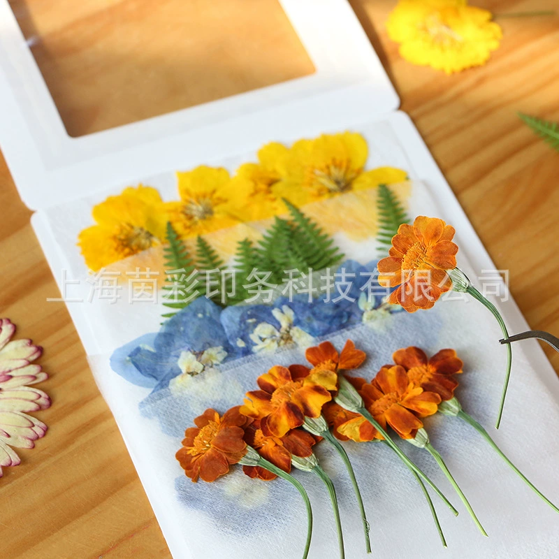 Сумка для хранения сушеных цветов с тиснеными листьями сумка для хранения бумаги сернокислой бумаги сумка для хранения сумка