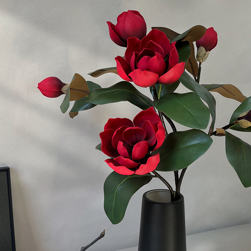 EVA de alta calidad sensación de imitación flor magnolia única transfronteriza Amazon explosión fábrica suministro al por mayor comercio exterior