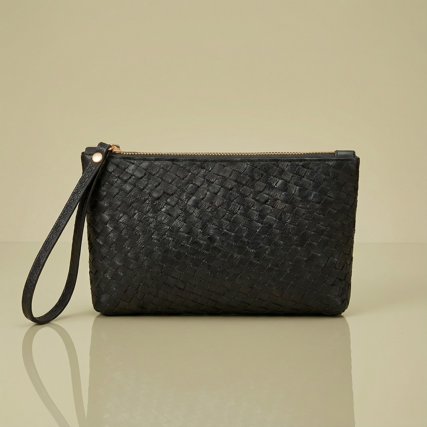 2026 nueva tendencia tejida bolso de mano blando color sólido bolso de mano de alta sensación bolso de teléfono móvil sobre de almacenamiento bolso pequeño