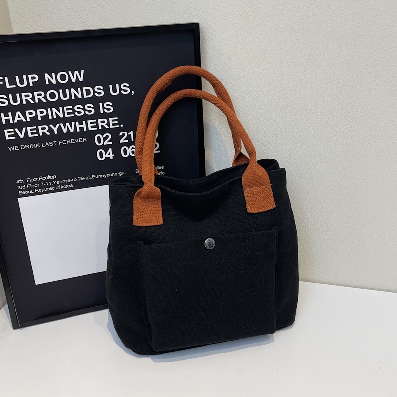 Bolsa de lona para mujeres invierno 2024 bolso de hombro bolso de mano de gran capacidad bolso japonés bolso de mujer bolso de ocio