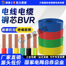 國標BVR工業絕緣軟電線4/6/10平方銅芯電機開關插座電源線電纜線