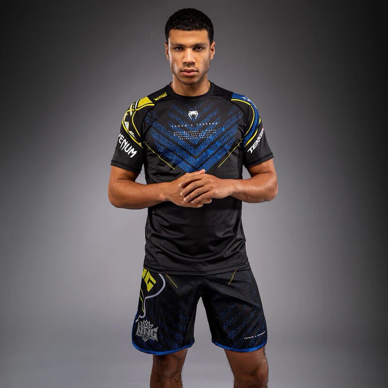 2026 Cross-Border Hot-Selling Summer Fashion Loose 3D Digital Print UFC Sports T-Shirt for Men, Foreign Trade, European and American Street Style
