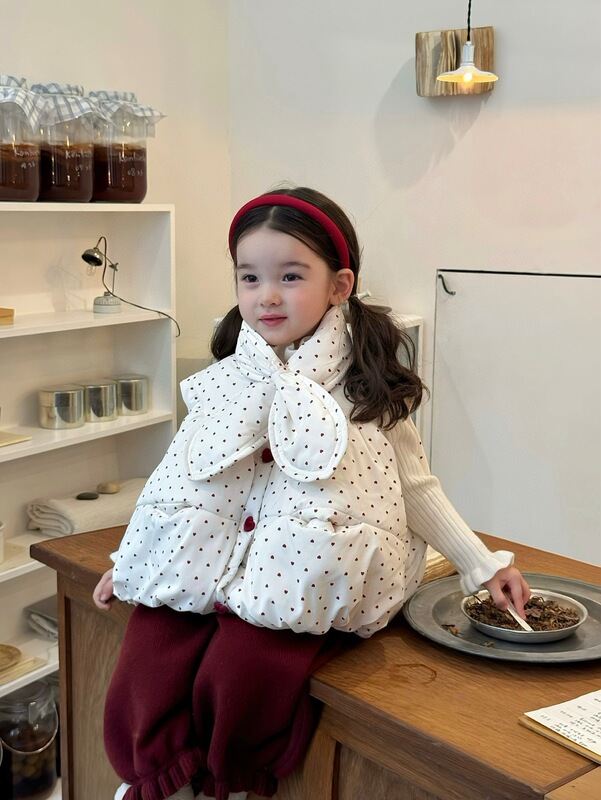 秋冬儿童羽绒服马甲2025新款女童白鸭绒背心童装外套保暖套装宝宝|undefined