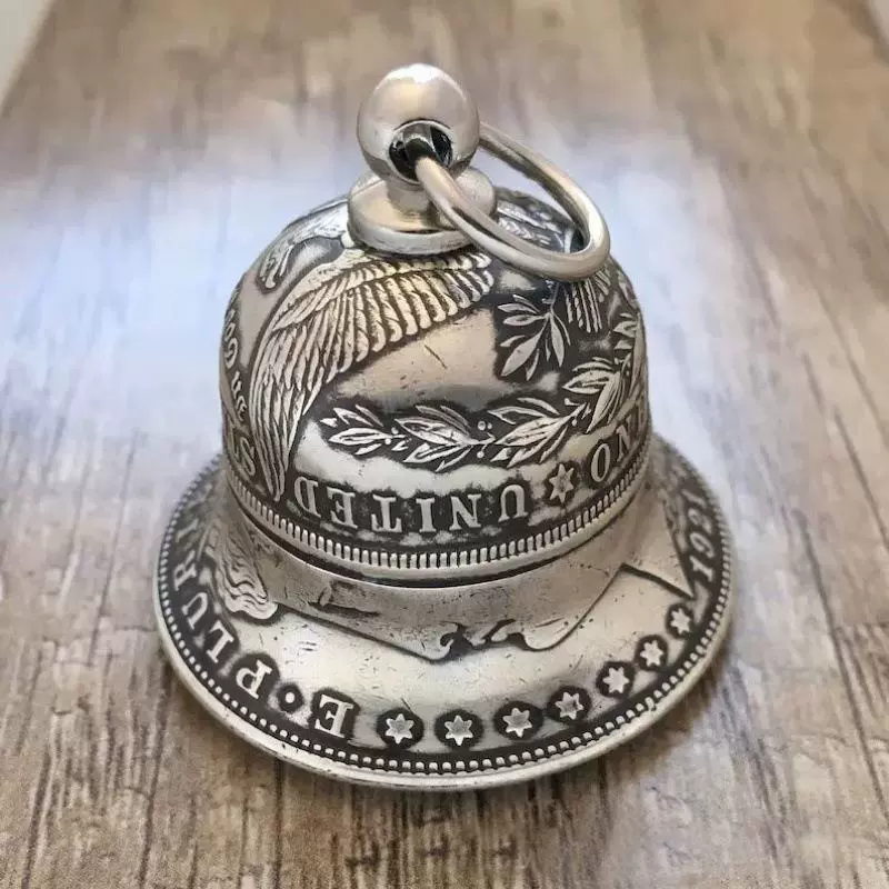 资比 Cross -border Amazon Silver Coin Bell Morgan Silver Dollar -Bell Halloween Decoration