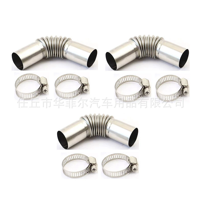 Трансграничная внешняя торговля Экспортный нагреватель 13 см выхлопная труба 24 мм колена соединительная труба из нержавеющей стали