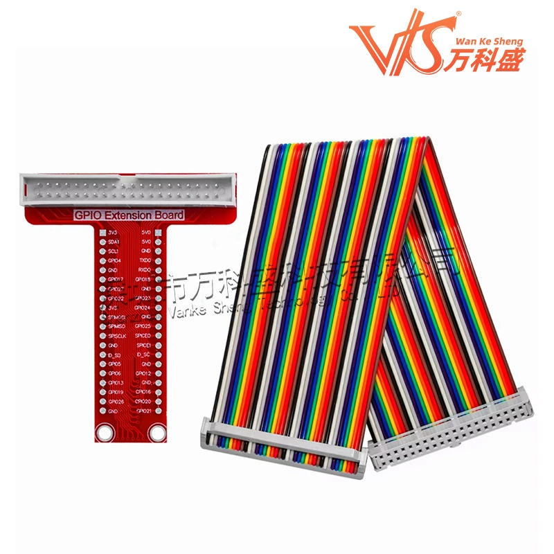 Applicable Raspberry Pi B+ accessories T -type GPIO expansion board+ 40P line