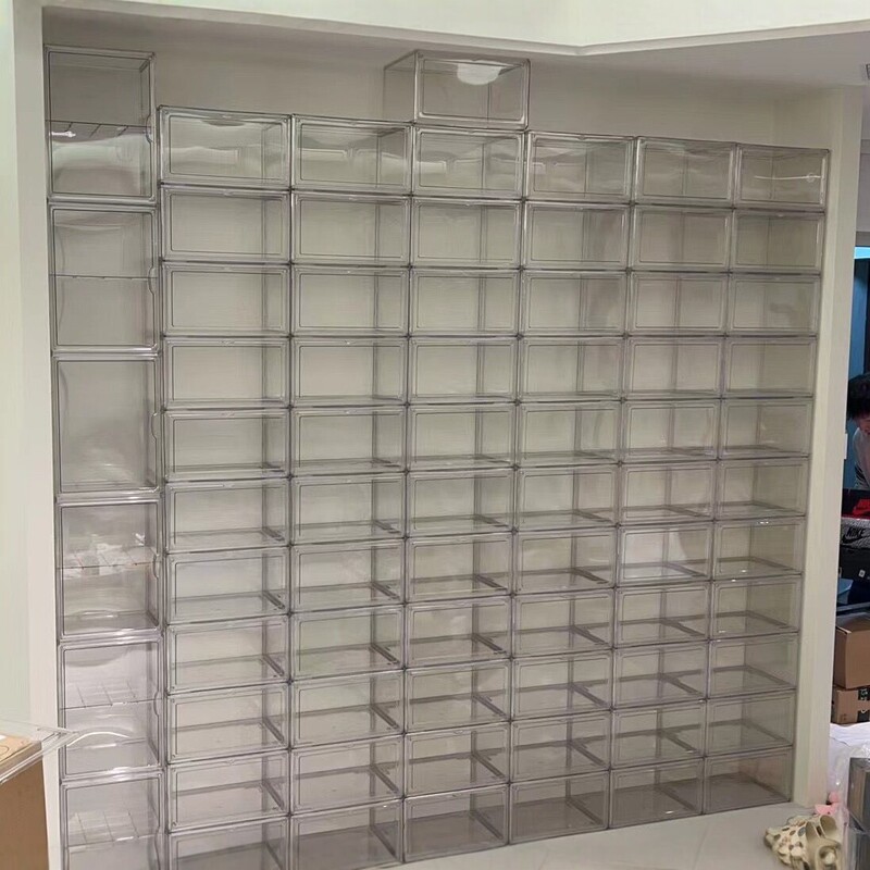 Shoe Box Fully Transparent Blind Box Acrylic Display Box Aj Basketball Shoes Doll Building Blocks Bag Figurine Storage Box Fully Hard Shoe Box Fully Transparent Blind Box Acrylic Display Box Aj Basketball Shoes Doll Building Blocks Bag Figurine Storage Box Fully Hard
