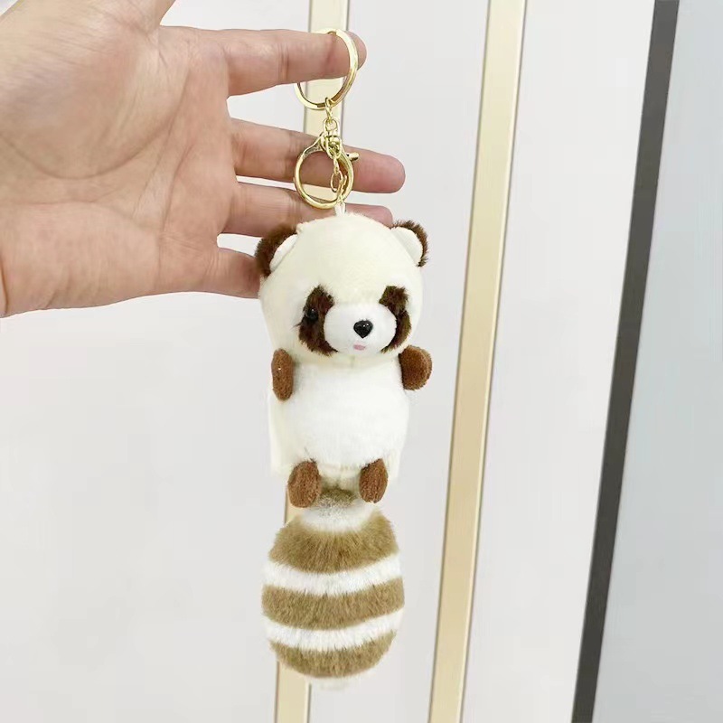 Colgante de felpa sanliou yugui perro llavero accesorios muñeca coolomi muñeca regalo juguete