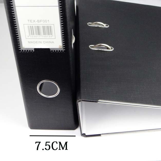 (2개) 사무용품 루즈리프 폴더 A4 검정 파랑 대용량 빠른 노동 클립보드 2홀 폴더