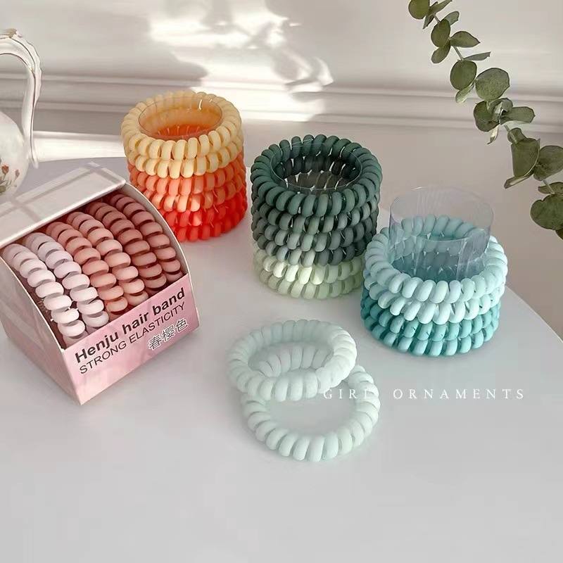 86g Weight Hair Tie Hair Accessories Type Women's Simple Style Solid Color Plastic Hair Tie