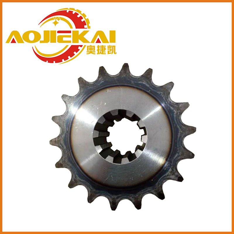 来图来样厂家批发 5018链式联轴器花键孔 花键孔链轮   农机链轮