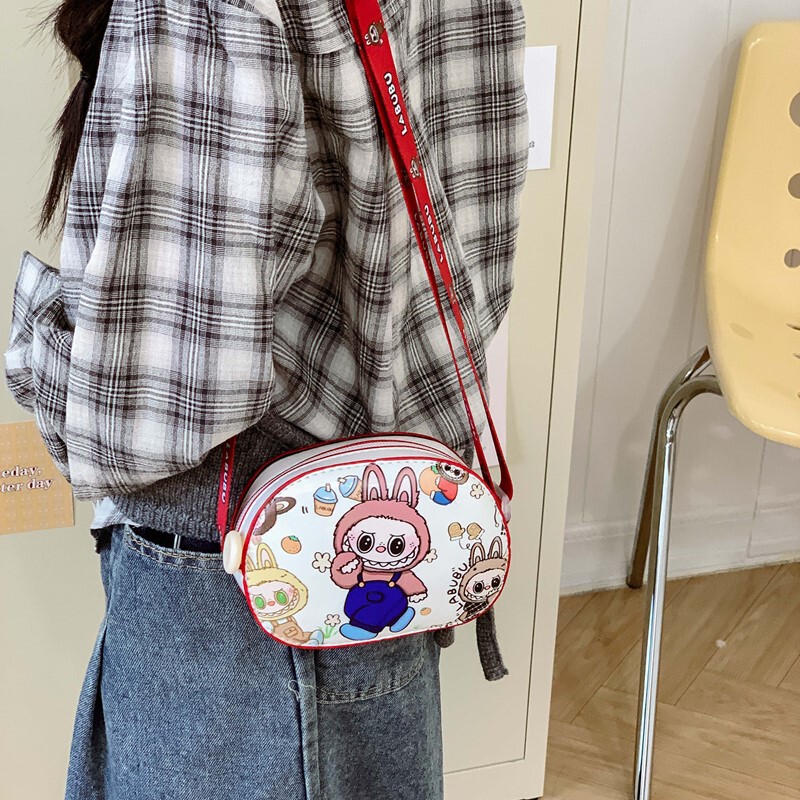 新款拉布布儿童pu包包卡通单肩斜挎包女孩宝宝手提便携可爱零钱包|undefined